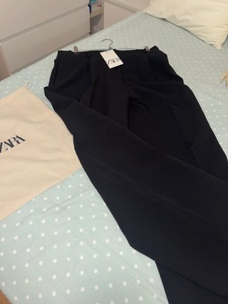 Pantalón Zara Pata Ancha Talla L