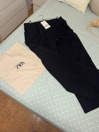 Pantalón Zara Pata Ancha Talla L