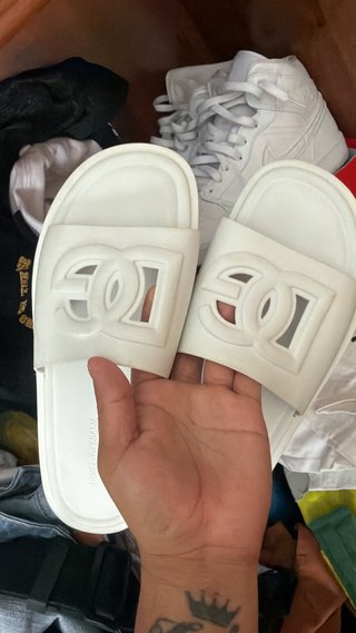 Chanclas Dolce & Gabbana Blancas
