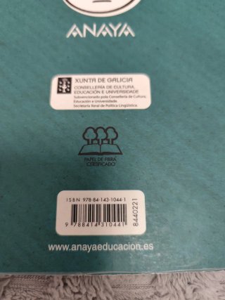 Libro de Valores en Gallego para la ESO Anaya