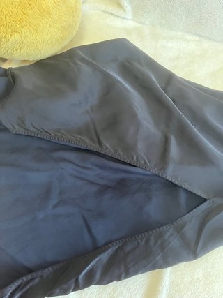 Vestido largo azul Massimo Dutti