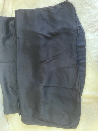 Vestido largo azul Massimo Dutti