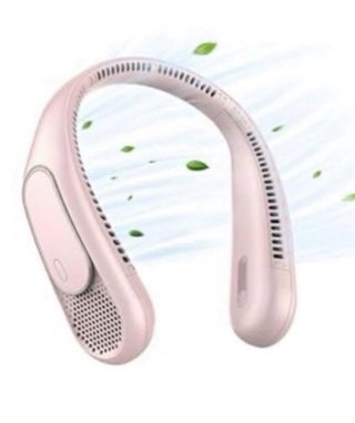 Ventilador de cuello rosa