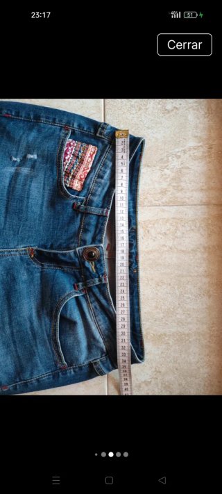 Vaqueros Desigual Boho Azules
