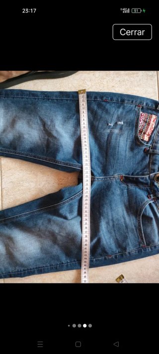Vaqueros Desigual Boho Azules