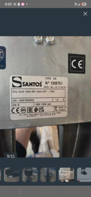 Exprimidor de zumos automático Santos 10