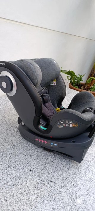 Silla de coche bebé gris