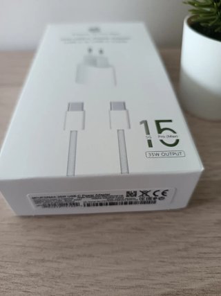 Cargador y cable para iPhone 15 16 17 Pro Max 35W