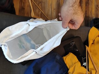 Bolsa Playa Vintage Martini Bianco 80s