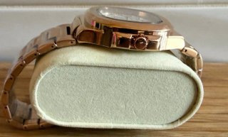 Reloj Acero Rosa Nautilus Esfera Blanca