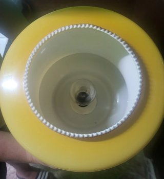 Lámpara colgante retro cristal