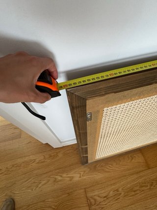 Cabecero Cama 150 Madera y Ratán