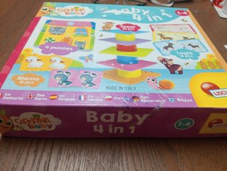 Jogo Carotina Baby 4 em 1 Lisciani