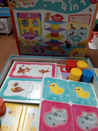 Jogo Carotina Baby 4 em 1 Lisciani