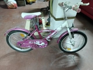 Bici niña rosa