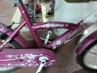 Bici niña rosa