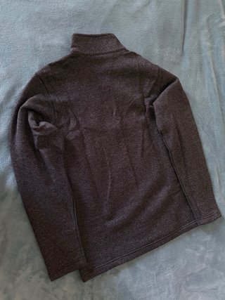 Sudadera Columbia gris media cremallera