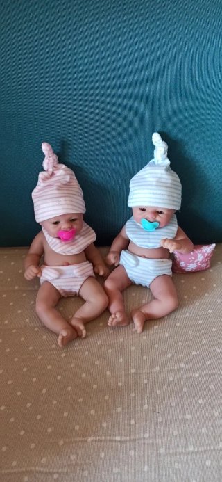 Mini reborn niña completa silicona 18cm