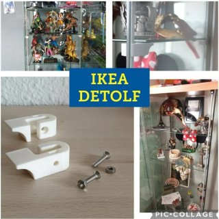 Soportes baldas vitrina Ikea Detolf