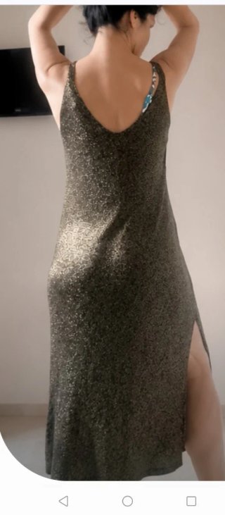 Abito estivo donna oro e nero