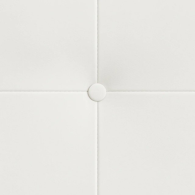 Cabezal de cama gris polipiel