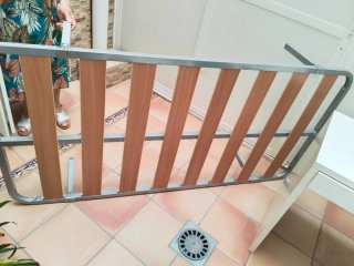 Base de cama Tapiflex madera y metal
