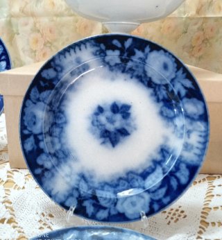Servizio piatti S.C.Richard porcellana blu