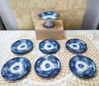 Servizio piatti S.C.Richard porcellana blu