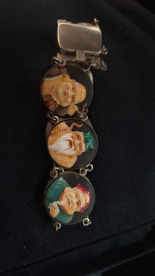 Pulsera Plata 7 Deidades Fortuna TOSHIKANE