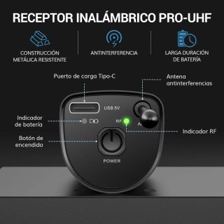 Micrófono Inalámbrico TONOR Recargable 2 Unidades