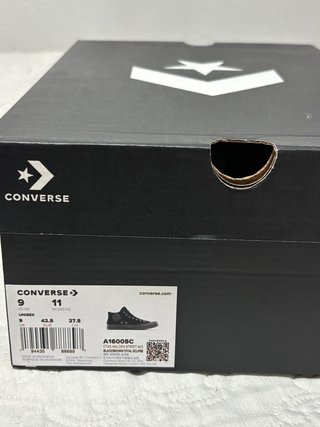 Converse Hombre Talla 42.5 Negro