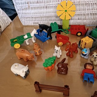 Lote animales granja Lego Duplo Original