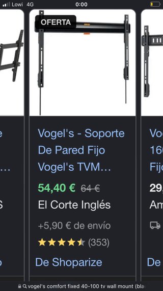 Soporte TV Vogel's 40-100 Nuevo