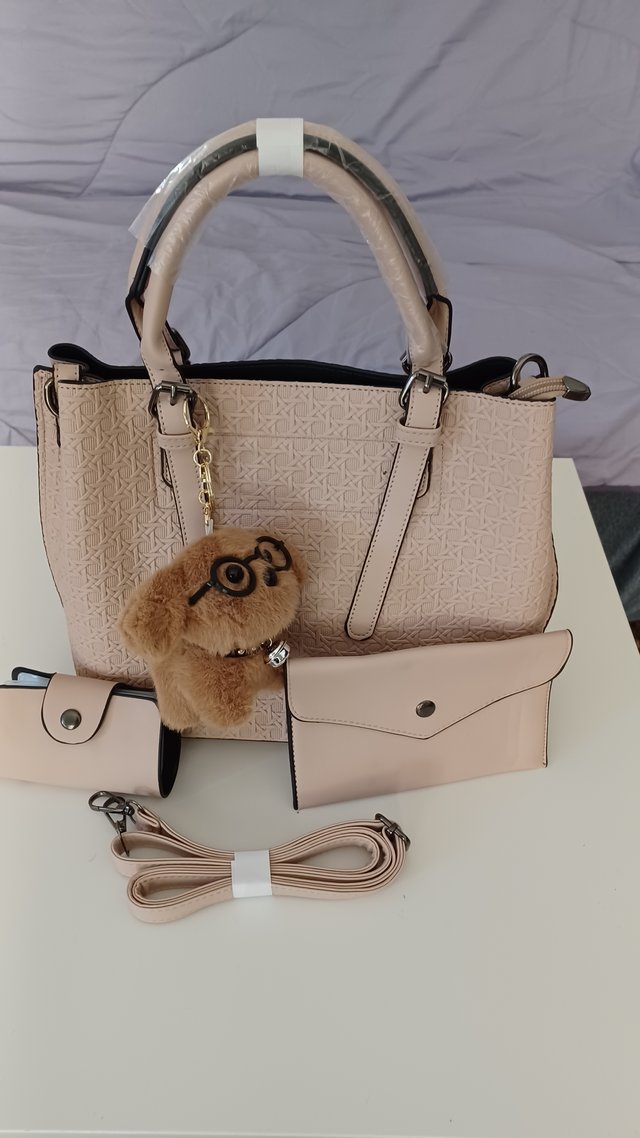 Bolso Elegante Beige Mujer