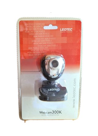 Cámara web Leotec con micrófono, conexión USB