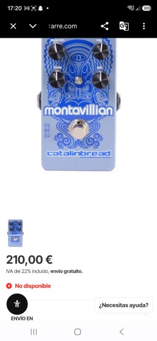 Pedal de efectos Catalinbread Montavillian Echo