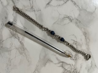 Pulsera Plata 925 con Piedras Azules