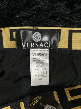 Calzoncillo Versace Negro y Dorado