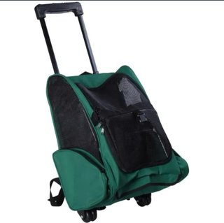 Mochila Transportín Gato y Perro con Ruedas