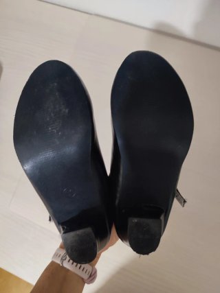 Tacones negros niña talla 31