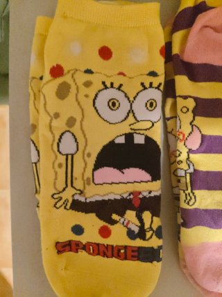 Calcetines Bob Esponja Talla Única