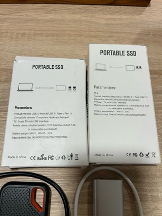 Lote 2 SSD Portátiles 4TB y 30TB