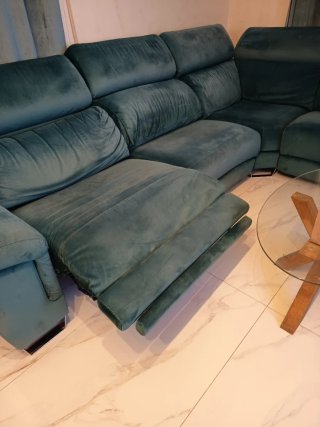 Sofa rinconero verde