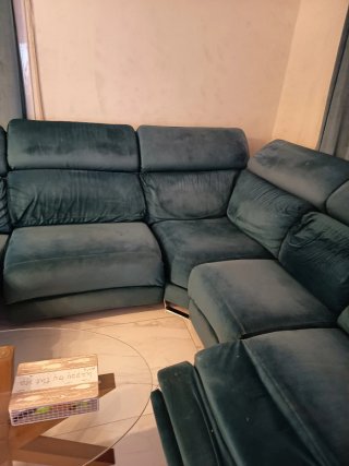 Sofa rinconero verde