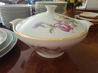 Vajilla Vintage MAN Años 60 Porcelana
