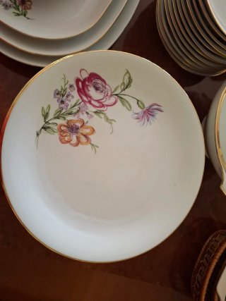 Vajilla Vintage MAN Años 60 Porcelana