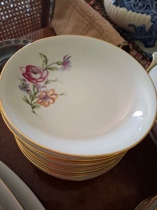 Vajilla Vintage MAN Años 60 Porcelana