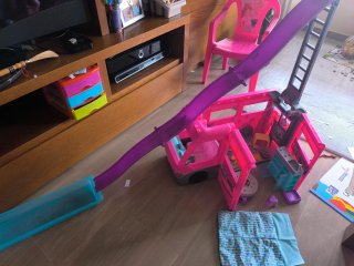 Caravana tobogán Barbie
