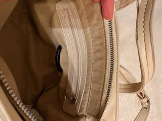 Bolso de mano Misako blanco roto