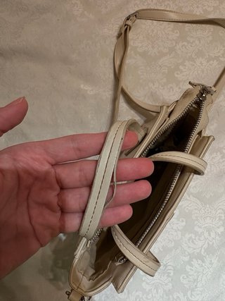 Bolso de mano Misako blanco roto